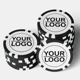 Lot De Jeton De Poker Chips de poker double face personnalisés avec logo