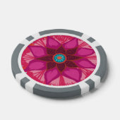 Lot De Jeton De Poker Chips de poker Mandala Flower Clay (Simple)