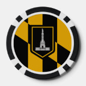 Lot De Jeton De Poker Chips de poker patriotique avec Drapeau de Baltimo (Verso)