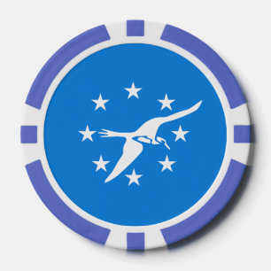 Lot De Jeton De Poker Chips de poker patriotique avec Drapeau de Corpus 