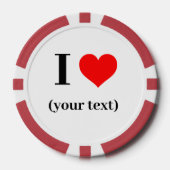 Lot De Jeton De Poker Chips de poker - Personnalisé - Ajouter image / te (Recto)