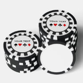 Lot De Jeton De Poker Chips de poker personnalisés (Empiler)