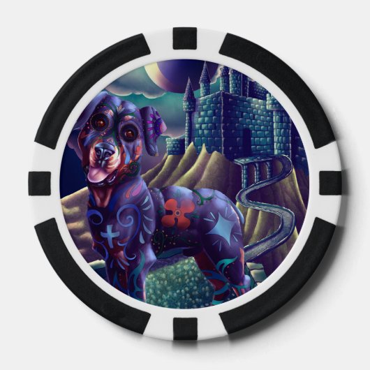 Lot De Jeton De Poker Chips de poker personnalisés (Recto)