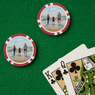 Lot De Jeton De Poker Chips de poker photo personnalisés avec vos photos