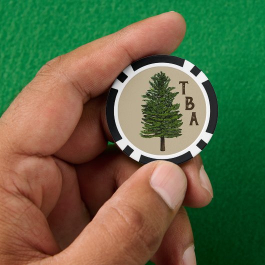 Lot De Jeton De Poker Chips de poker Pine Tree (main)