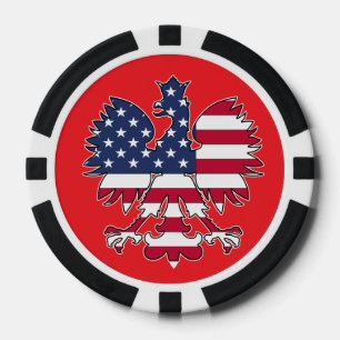 Lot De Jeton De Poker Chips de Poker Polonais American Eagle