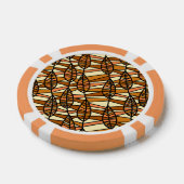 Lot De Jeton De Poker Chips de poker retro Automne (Simple)