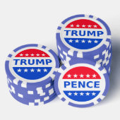 Lot De Jeton De Poker Chips de poker Trump Pence (Empiler)