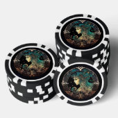 Lot De Jeton De Poker Chips de poker Virgo Zodiac - Astrologie Jeu Nuit (Empiler)