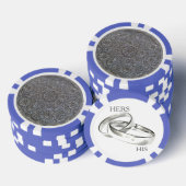 Lot De Jeton De Poker Chips mariages (Empiler)