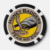 Lot De Jeton De Poker Citation de Honey Badger (Verso)