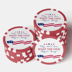 Lot De Jeton De Poker Citation drôle sur le fait qu'Ils ne savent pas ce