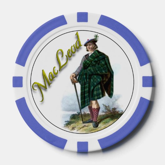 Lot De Jeton De Poker Clan MacLeod Scottish Dream Poker Chips (Recto)
