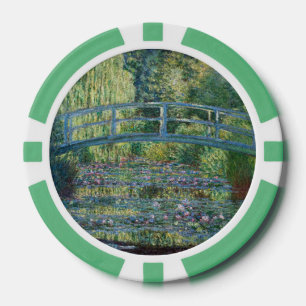 Lot De Jeton De Poker Claude Monet - Bassin aux Nymphéas, Harmonie Verte