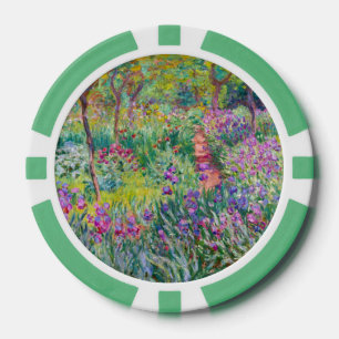 Lot De Jeton De Poker Claude Monet - Le jardin d'iris à Giverny
