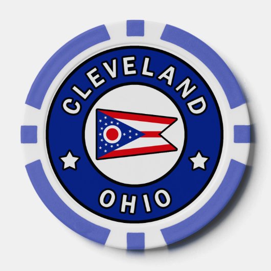 Lot De Jeton De Poker Cleveland Ohio (Recto)