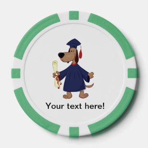 Lot De Jeton De Poker Clipart de graduation de chien