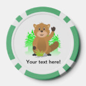 Lot De Jeton De Poker Clipart de taupe (Verso)