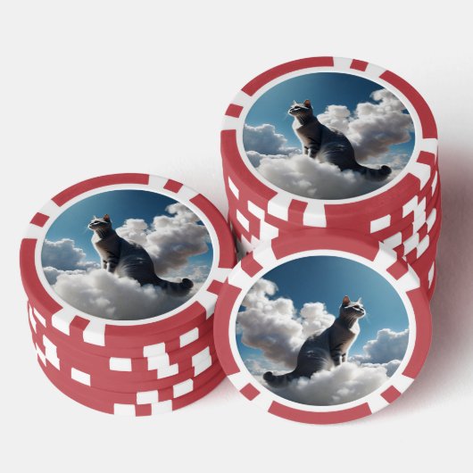 Lot De Jeton De Poker Cloud gris (Empiler)