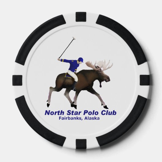 Lot De Jeton De Poker Club Polo North Star (Recto)