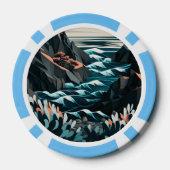 Lot De Jeton De Poker Coastal (Verso)