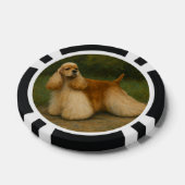 Lot De Jeton De Poker Cocker Spaniel (Simple)