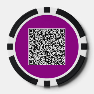 Lot De Jeton De Poker Code QR personnalisé Analyse Info Chips Poker Choi