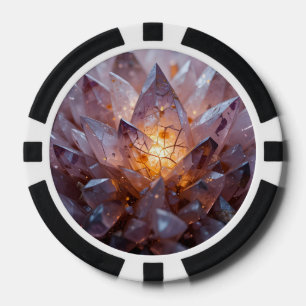Lot De Jeton De Poker Coeur cristal radiant