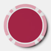 Lot De Jeton De Poker Cœurs de Cerise Rouge (Verso)