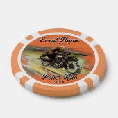 Lot De Jeton De Poker Collecte de fonds Motorcycle Poker Exécuter Person (Simple)