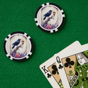Lot De Jeton De Poker Collection de mariage Enchanted Raven