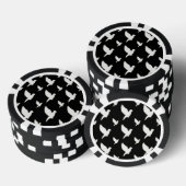 Lot De Jeton De Poker Colombe blanche (Empiler)