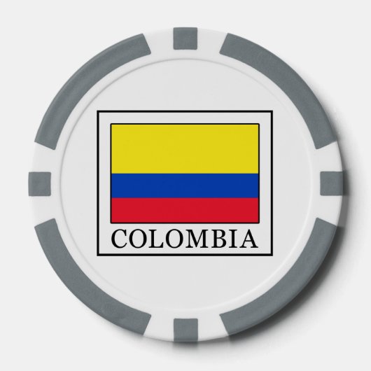 Lot De Jeton De Poker Colombie (Recto)