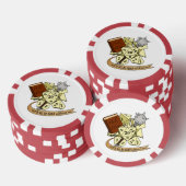 Lot De Jeton De Poker Conception de dés de classe (Empiler)