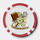 Lot De Jeton De Poker Conception de dés de classe (Verso)
