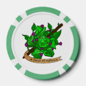 Lot De Jeton De Poker Conception de dés Druid (Verso)