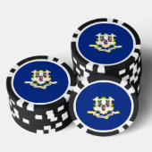 Lot De Jeton De Poker Conception de l'indicateur d'état Connecticut (Empiler)