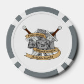 Lot De Jeton De Poker Conception des dés de combat (Verso)