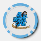 Lot De Jeton De Poker Conception des dés de sorcier (Verso)