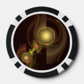 Lot De Jeton De Poker Connexion intime Art Abstrait (Verso)