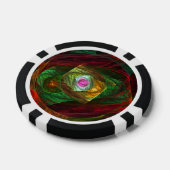 Lot De Jeton De Poker Connexions dynamiques Art Abstrait (Simple)
