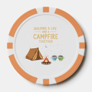 Lot De Jeton De Poker Construire une vie et un feu de camp ensemble Co