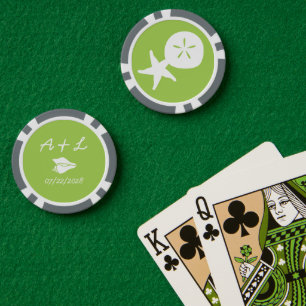 Lot De Jeton De Poker Coquillages d'été à Peridot