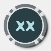 Lot De Jeton De Poker Corbeau Iridescendant (Verso)