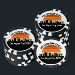 Lot De Jeton De Poker Coucher de soleil sur le Strip de Las Vegas, vacan<br><div class="desc">De superbes jetons de poker personnalisés représentant la skyline de Las Vegas au coucher du soleil pour vos vacances en famille ou votre enterrement de vie de garçon dans la ville lumière. Jouez du lever au coucher du soleil dans cette ville et gardez-en le souvenir avec ce souvenir.</div>