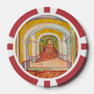 Lot De Jeton De Poker Couloir de Van Gogh Asile Jaune Art Impressionnist