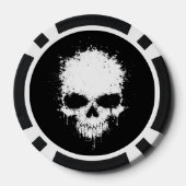 Lot De Jeton De Poker crâne (Verso)