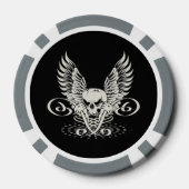 Lot De Jeton De Poker Crâne ailé (Verso)