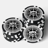 Lot De Jeton De Poker Crânes avec épées (Empiler)