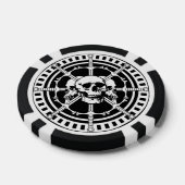 Lot De Jeton De Poker Crânes avec épées (Simple)